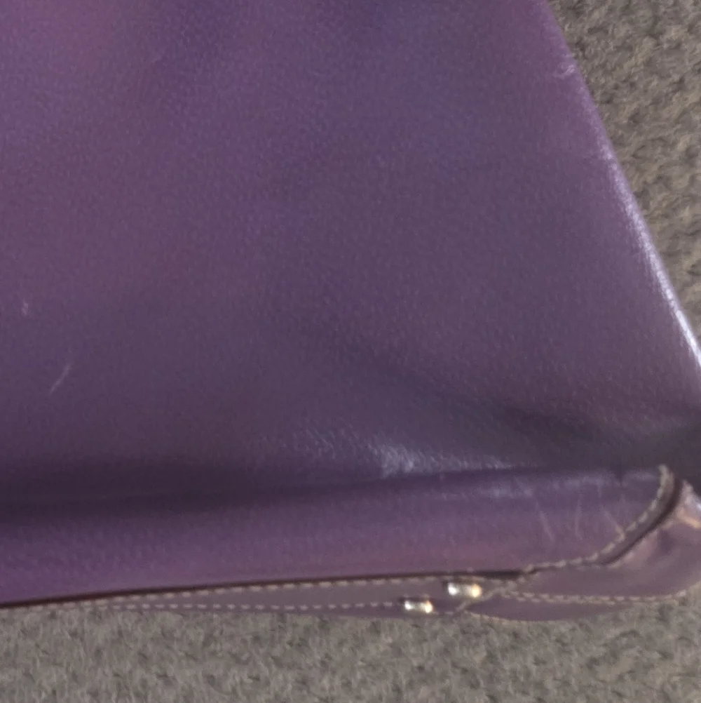 Kate Spade Purple Pebbled Leather Tote - Picture 5 of 12